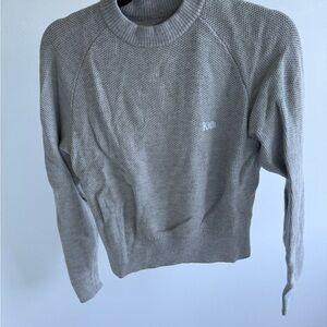 Kith Women's Light Gray Crew Neck Sweater